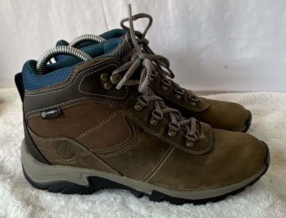 TIMBERLAND Mt Maddsen Mid Waterproof Leather Hiker Boots Shoes US 9.5 EUR 41 NWB